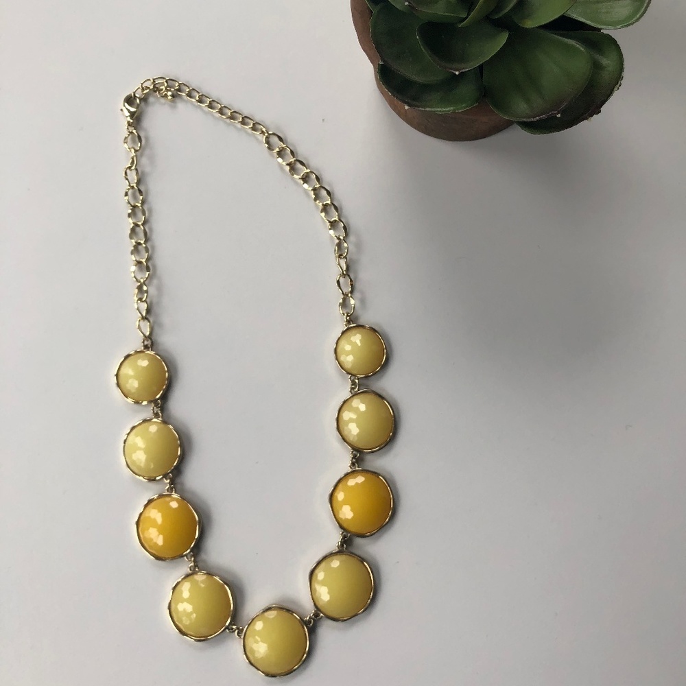 Yellow Bauble Necklace